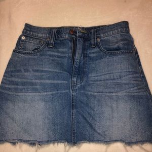 Madewell Jean Skirt